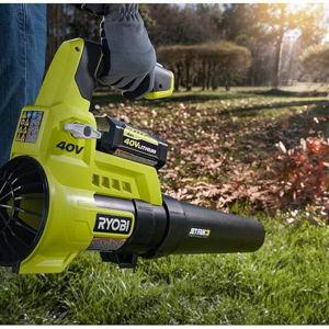 40V 120 MPH 550 CFM Cordless Battery Leaf Blower With 4.0 Ah Battery and Charger