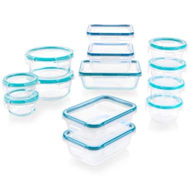 Snapware 1136615 Pyrex Glass and Plastic Food Storage Set, 26 pieces