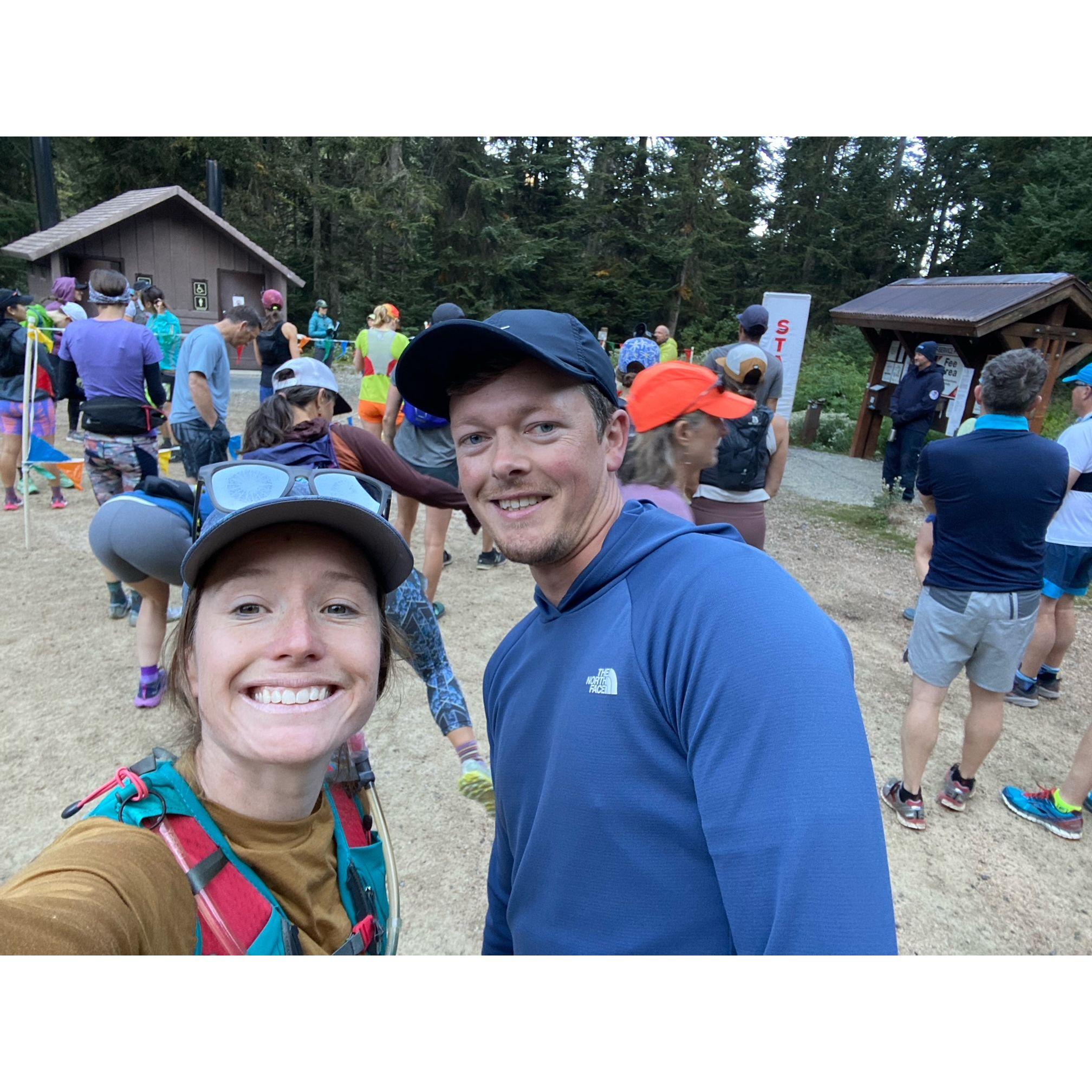 At the start of the Cutthroat Classic 2023.
