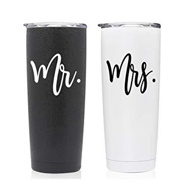 Mr & Mrs Stainless Steel Bride Tumbler Gift, Wife, Engagement, Bachelorette, Bride To Be, Newly Engaged, Bridal Shower, Mother Gift