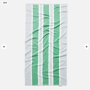 Boardwalk Beach Towel, Color: Striped Spa