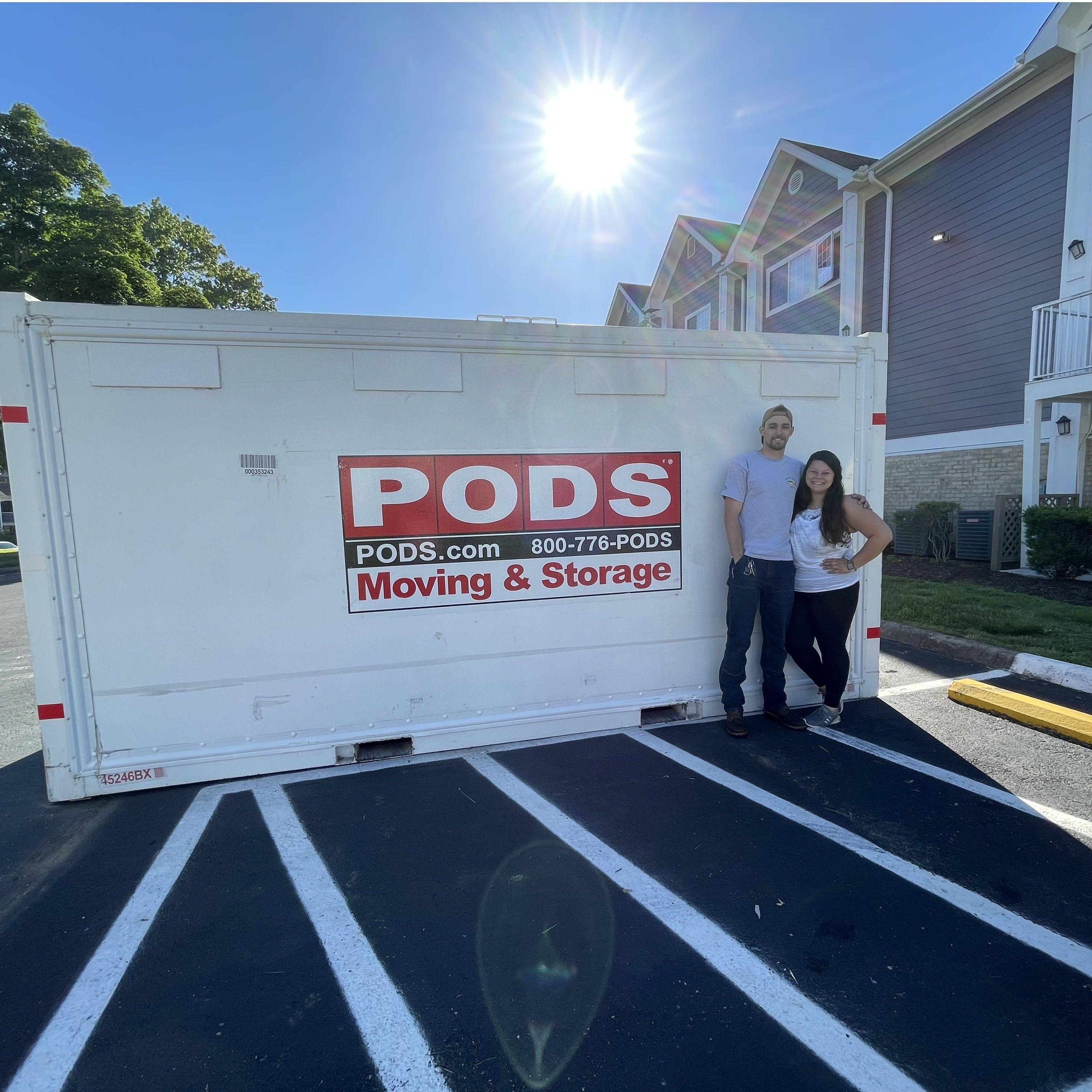 Packed all our stuff in a pod moving from TN to WA, 2021.