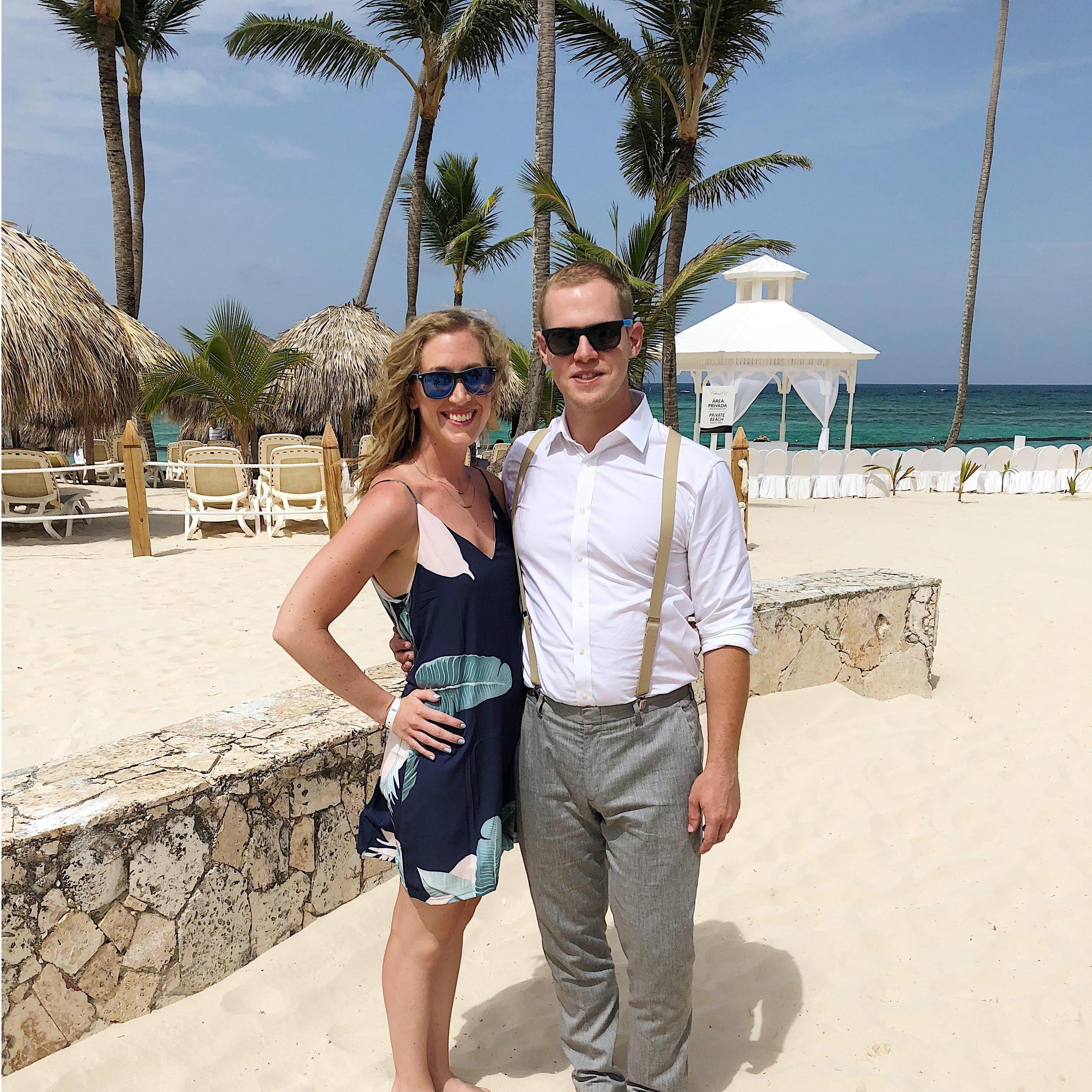Punta Cana to celebrate our friend's wedding!