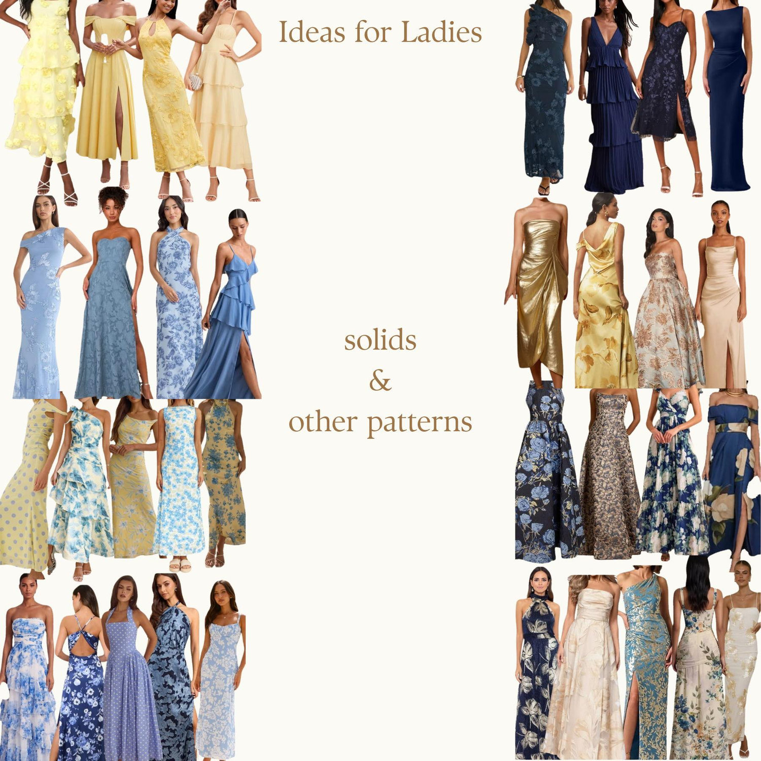 Just some ideas for the ladies!