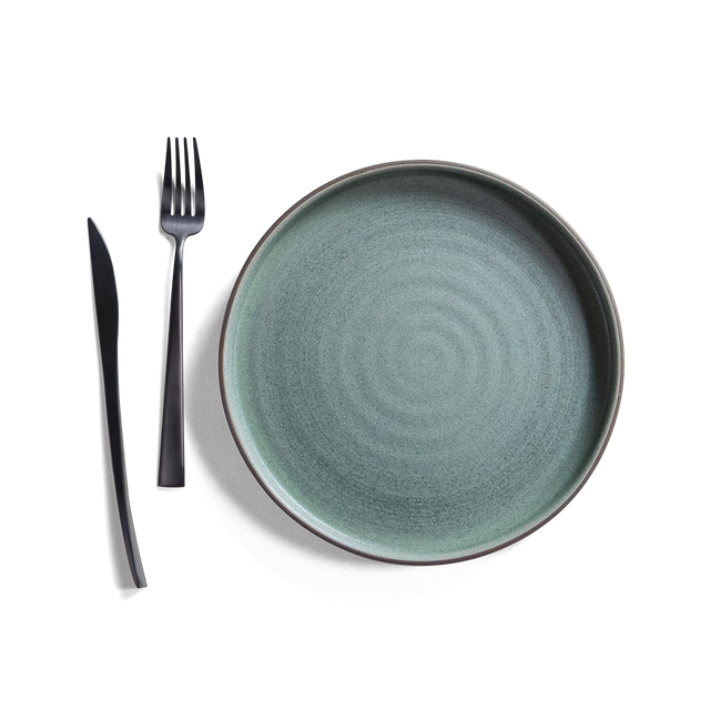 8.5" Square Sided Salad Plate (6 Plates)