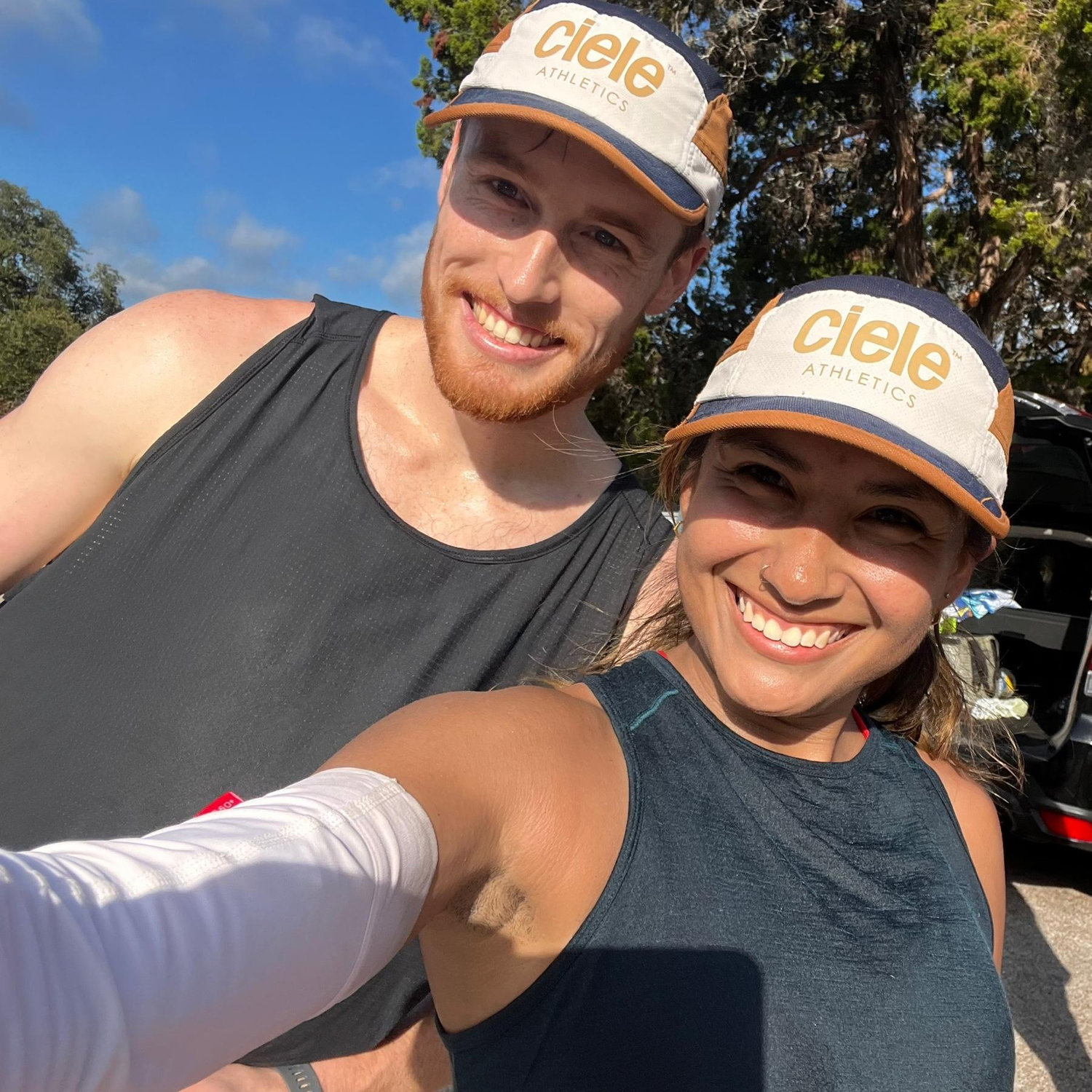 Our first photo together!