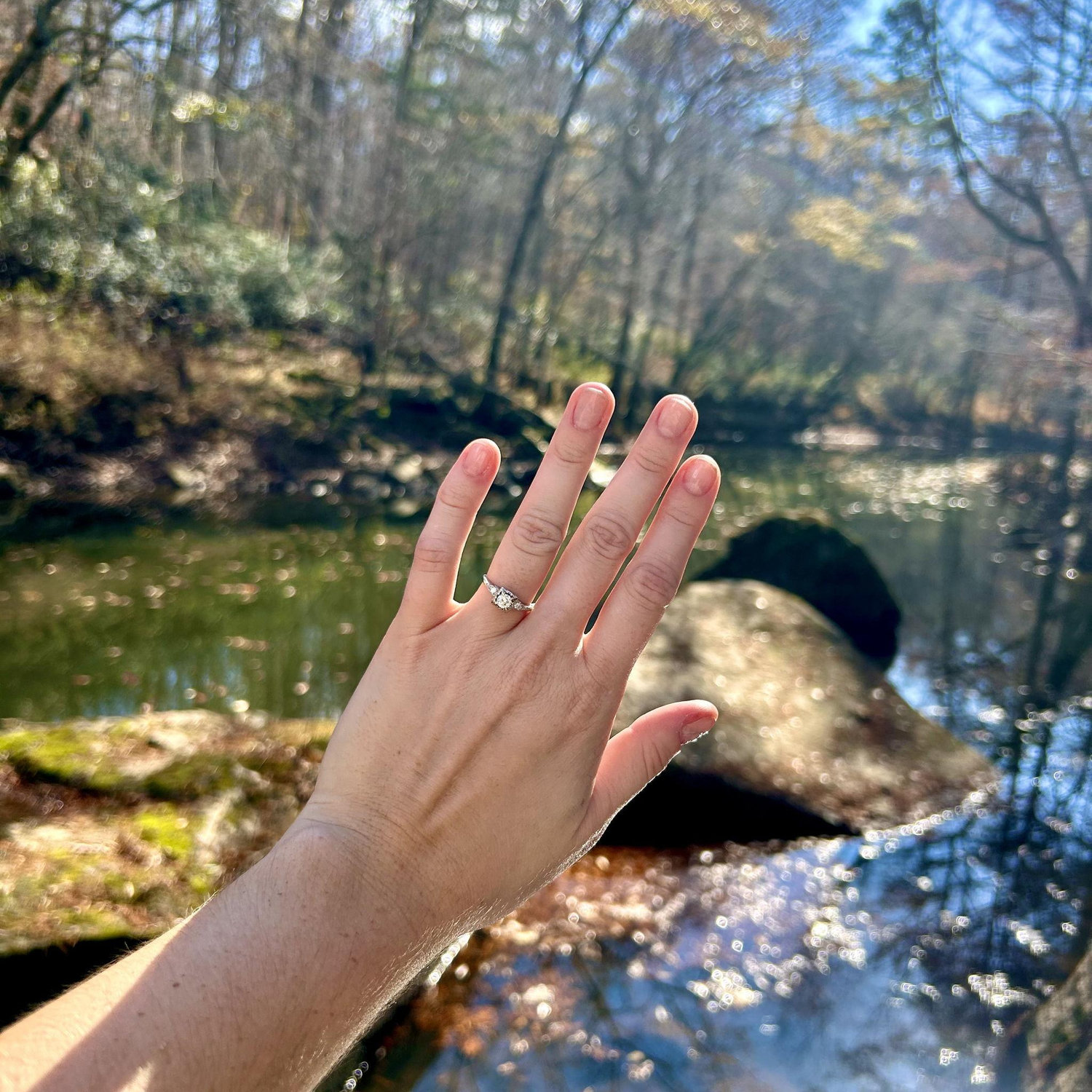 The day we got engaged! Tishomingo State Park, MS