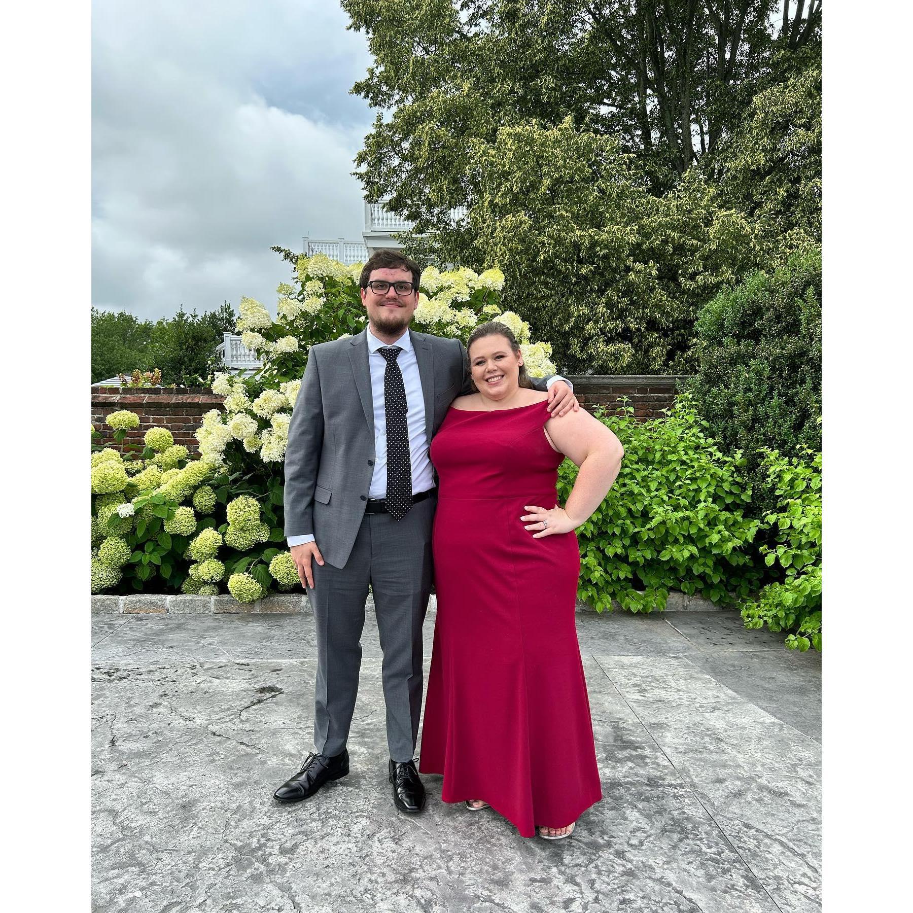 All dolled up to celebrate a friends wedding.