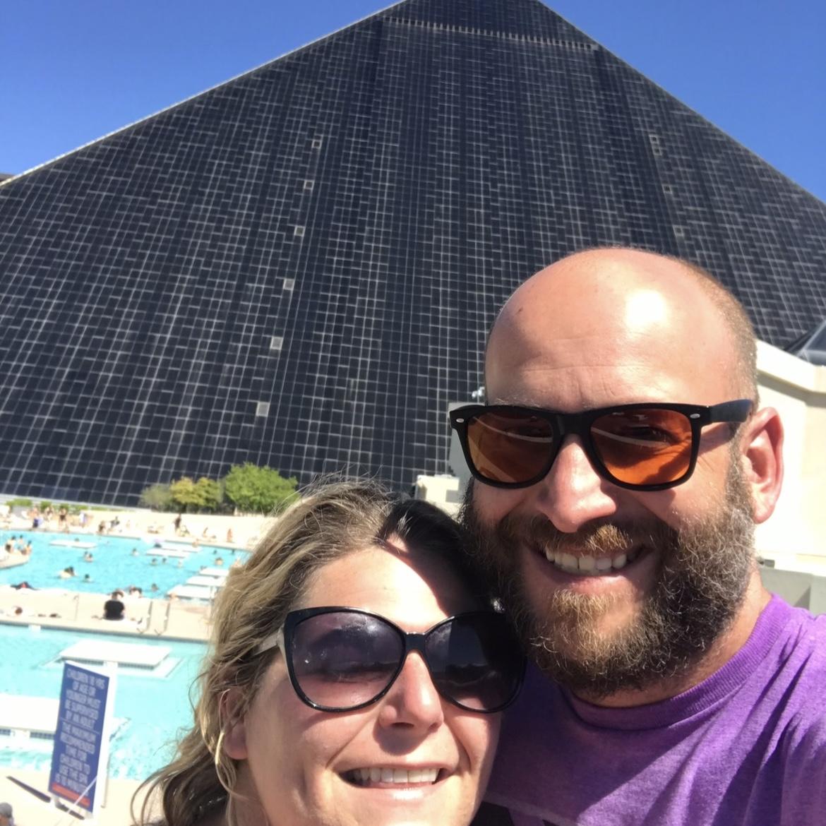We stayed at the Luxor one night in Vegas, wouldn’t recommend it!