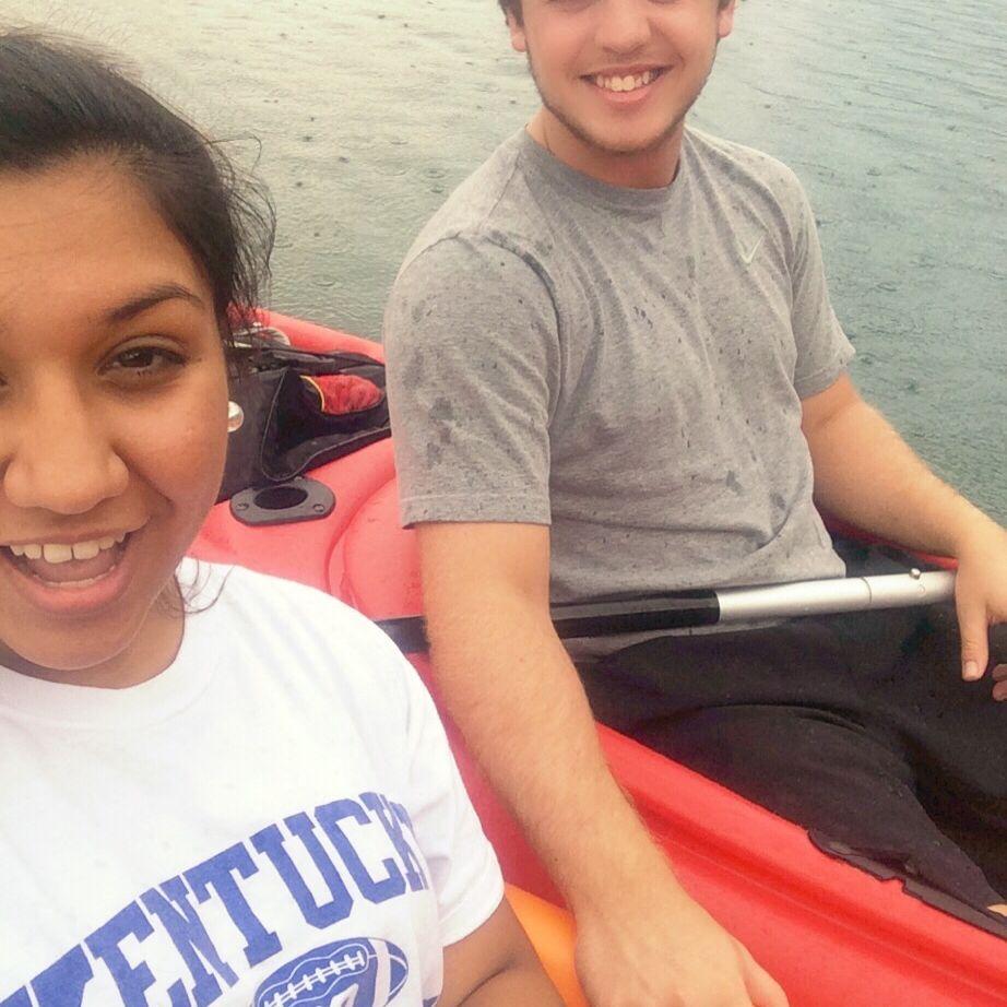 One of our first dates!