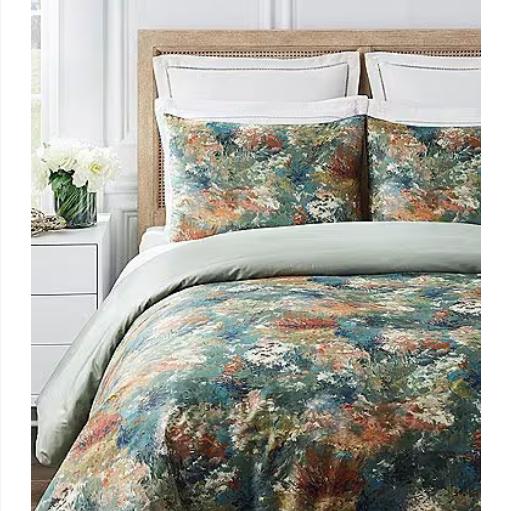 Southern Living Design House Francesca Duvet Cover Mini Set, Green