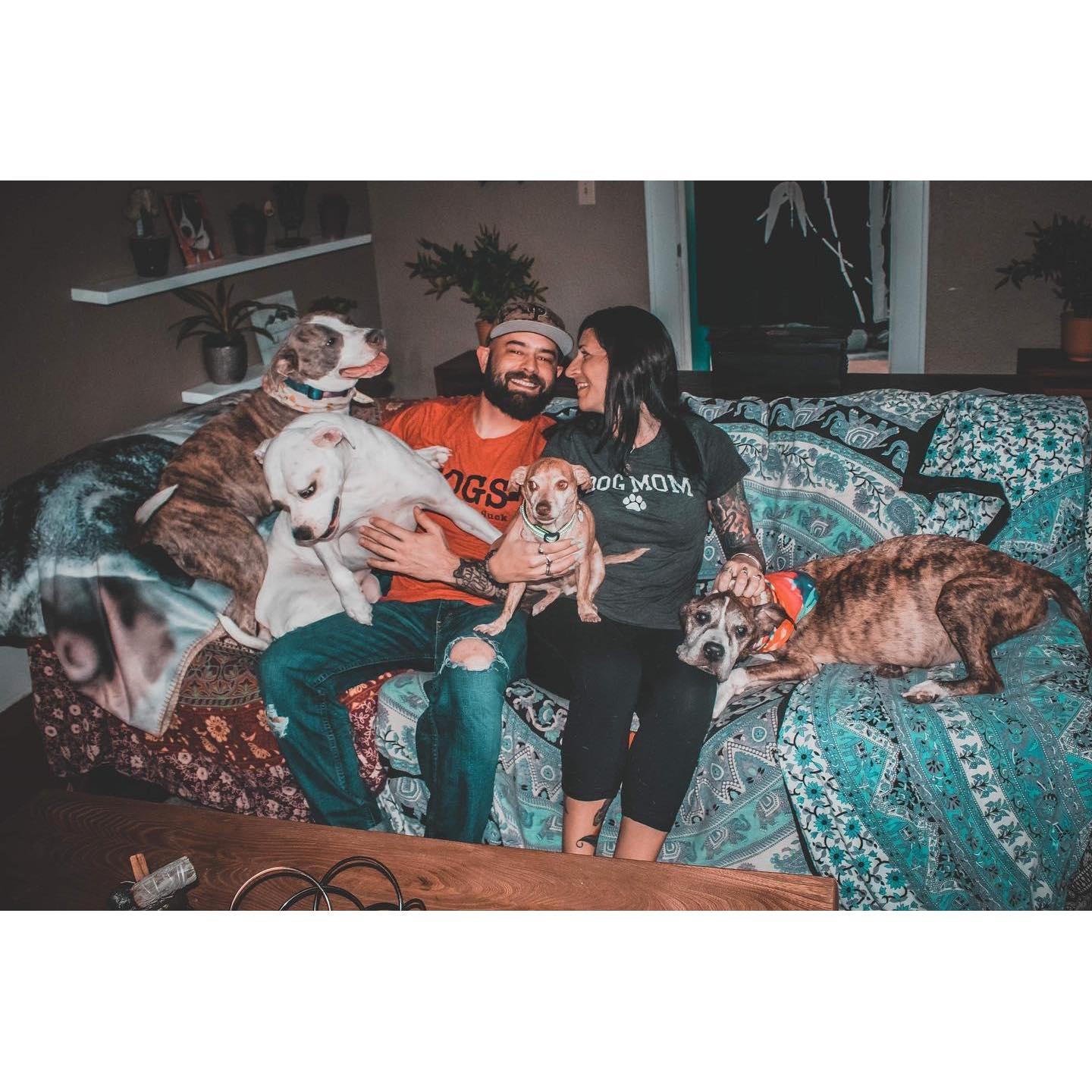 Our first pack photo <3