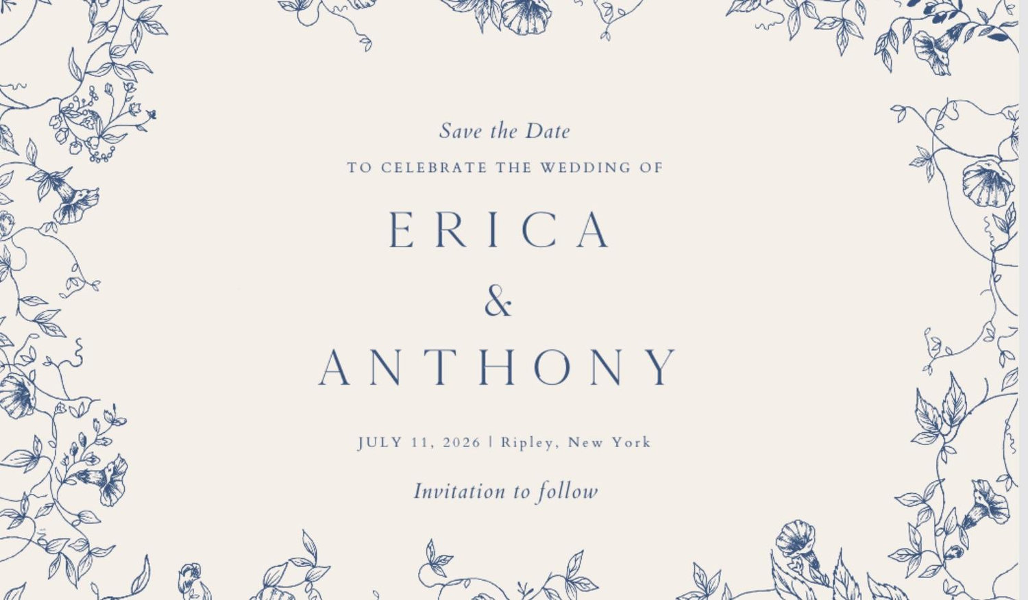 The Wedding Website of Erica Adams and Anthony Eubanks