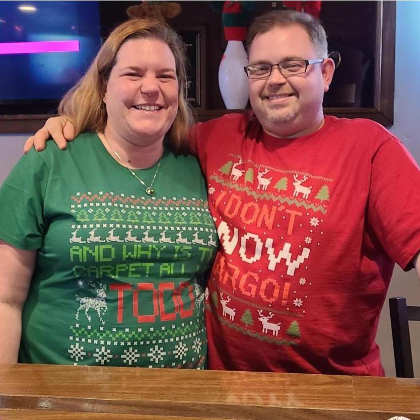 Goofy Christmas t-shirts...yes we are those people!