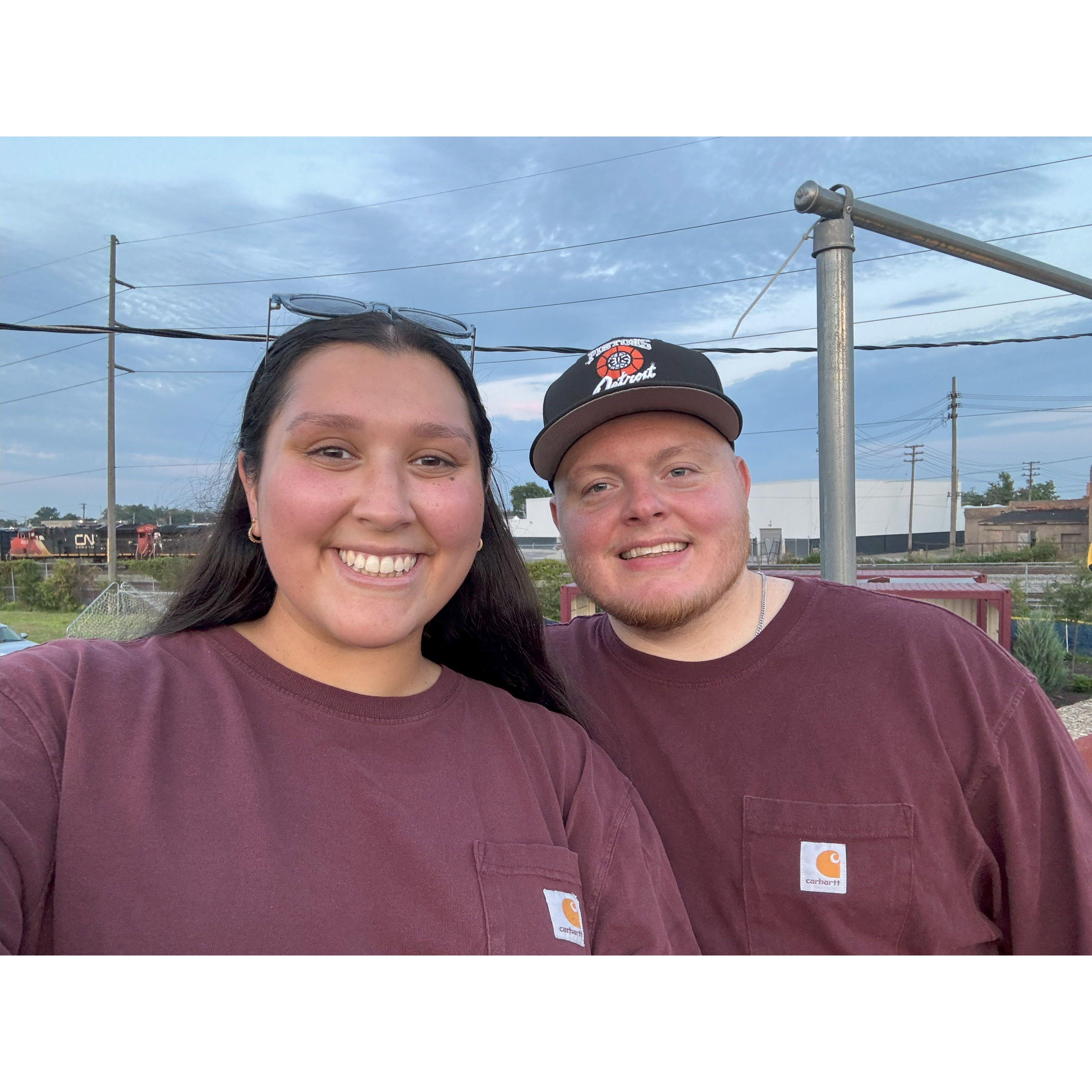 Making the most of being Michiganders: us at our first Detroit City FC soccer game! 8.24.2024