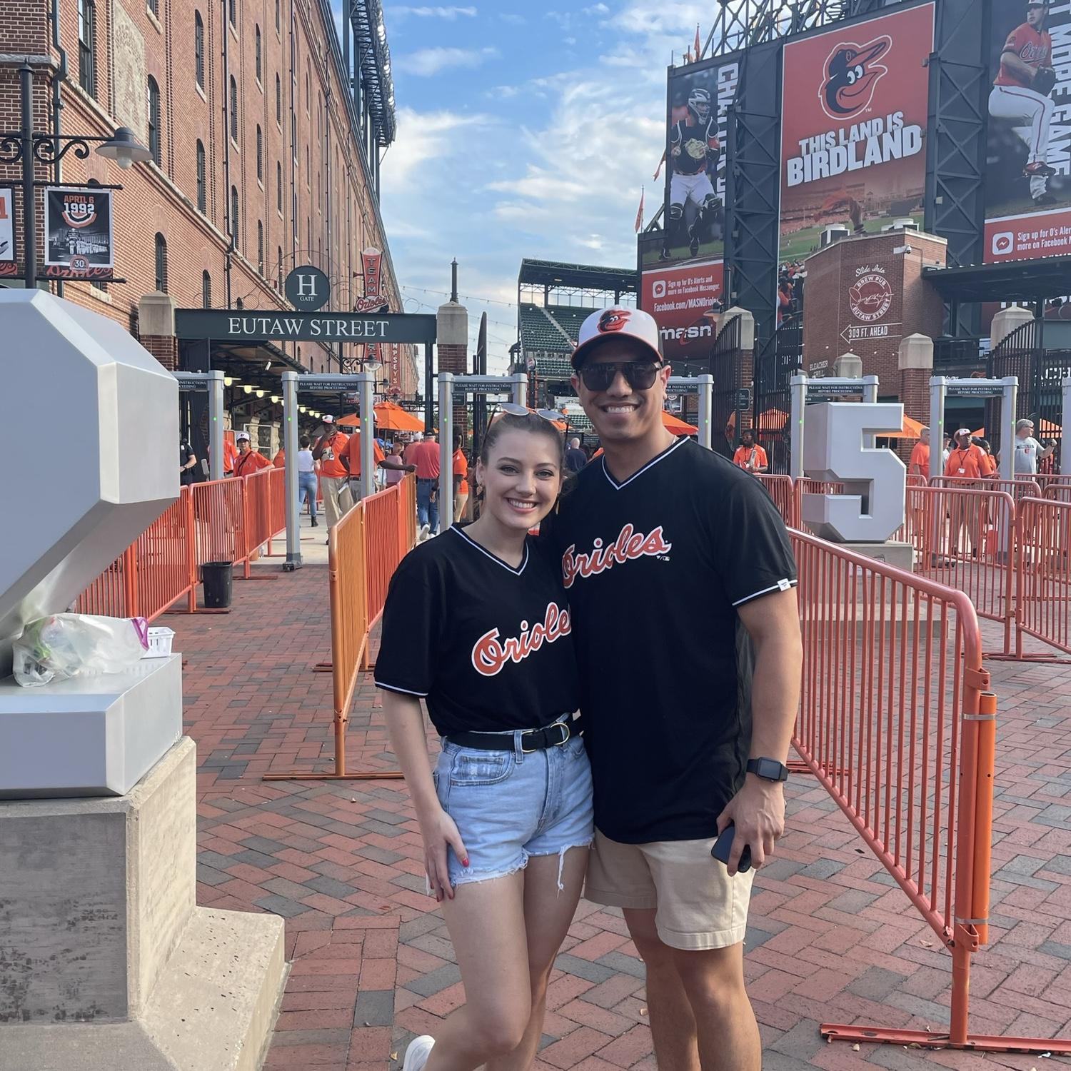 Our first live sports game together