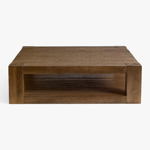 Rockport Square Coffee Table, Cocoa Brown, 55"