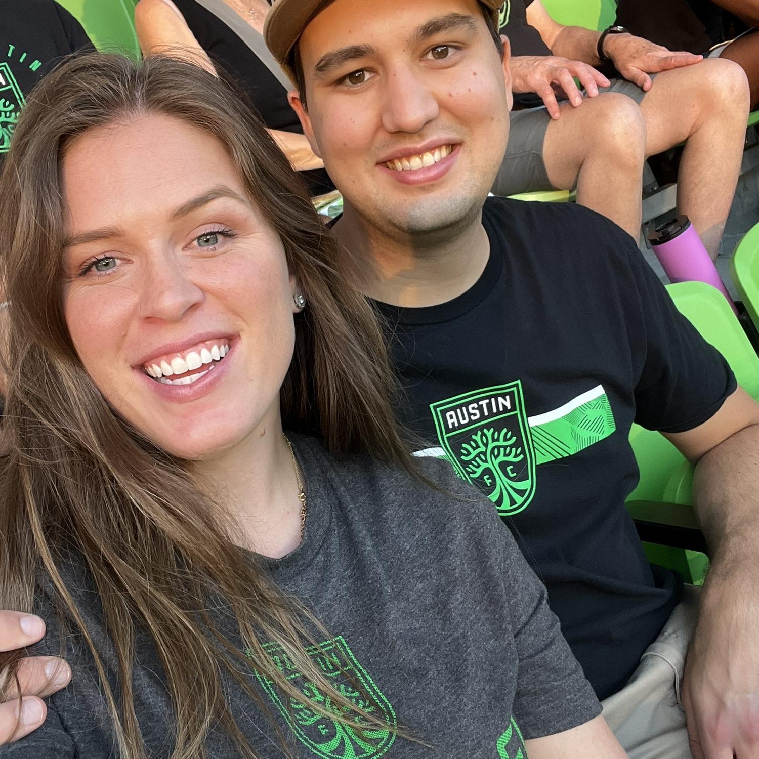We have attended at least one Austin FC game every year since they started playing at the Q2 stadium!