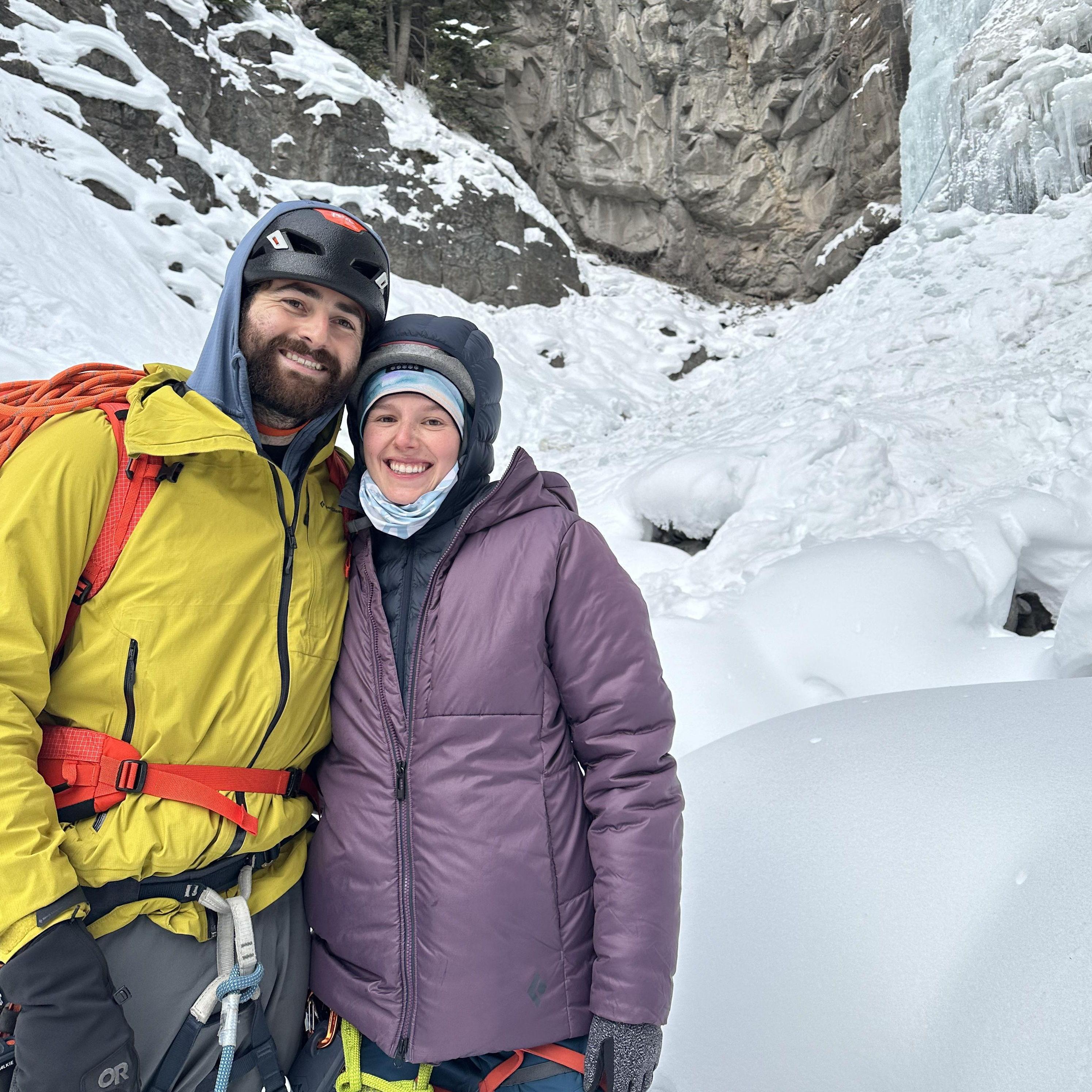 Ice climbing in Ouray