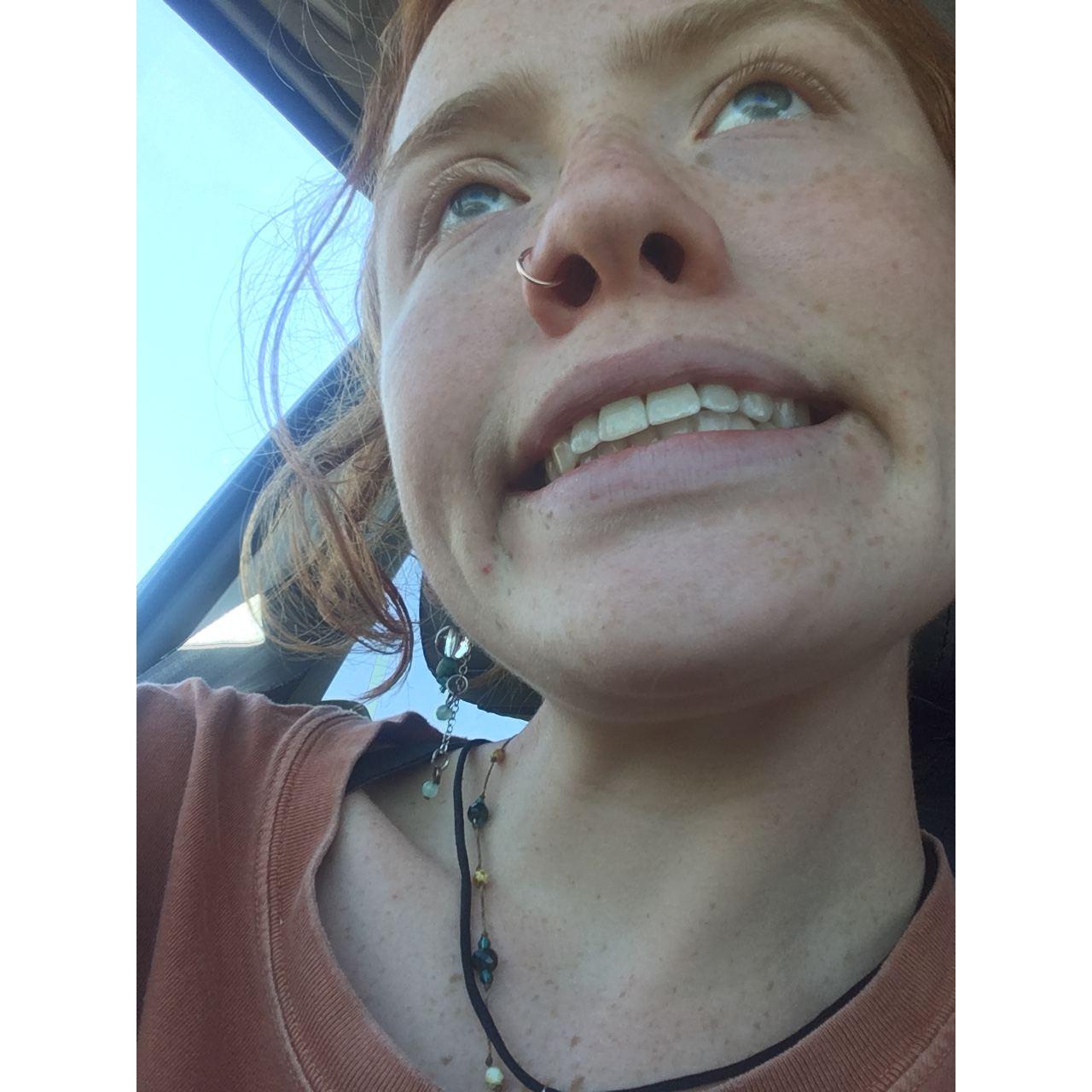 Rachel's Road-trip name became Peaches