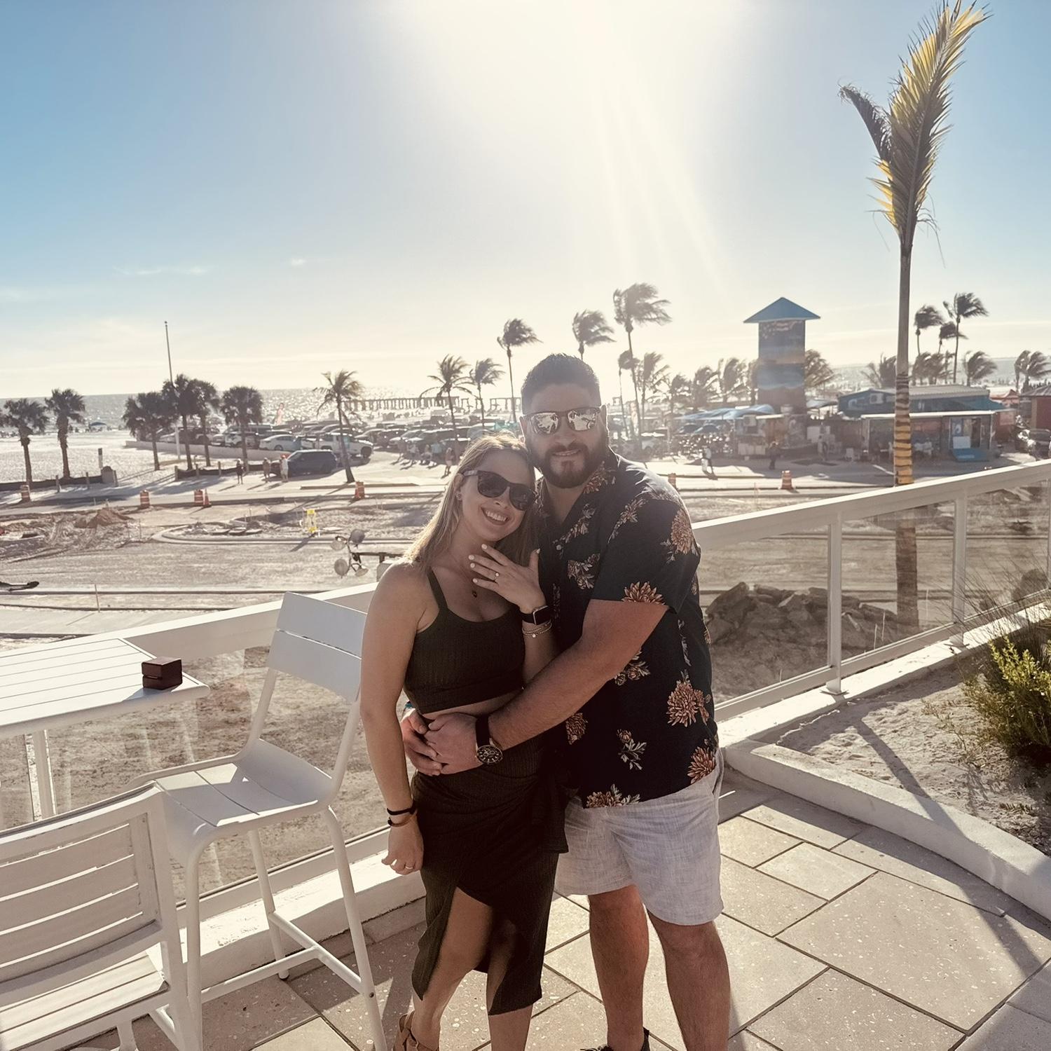 The day we got engaged