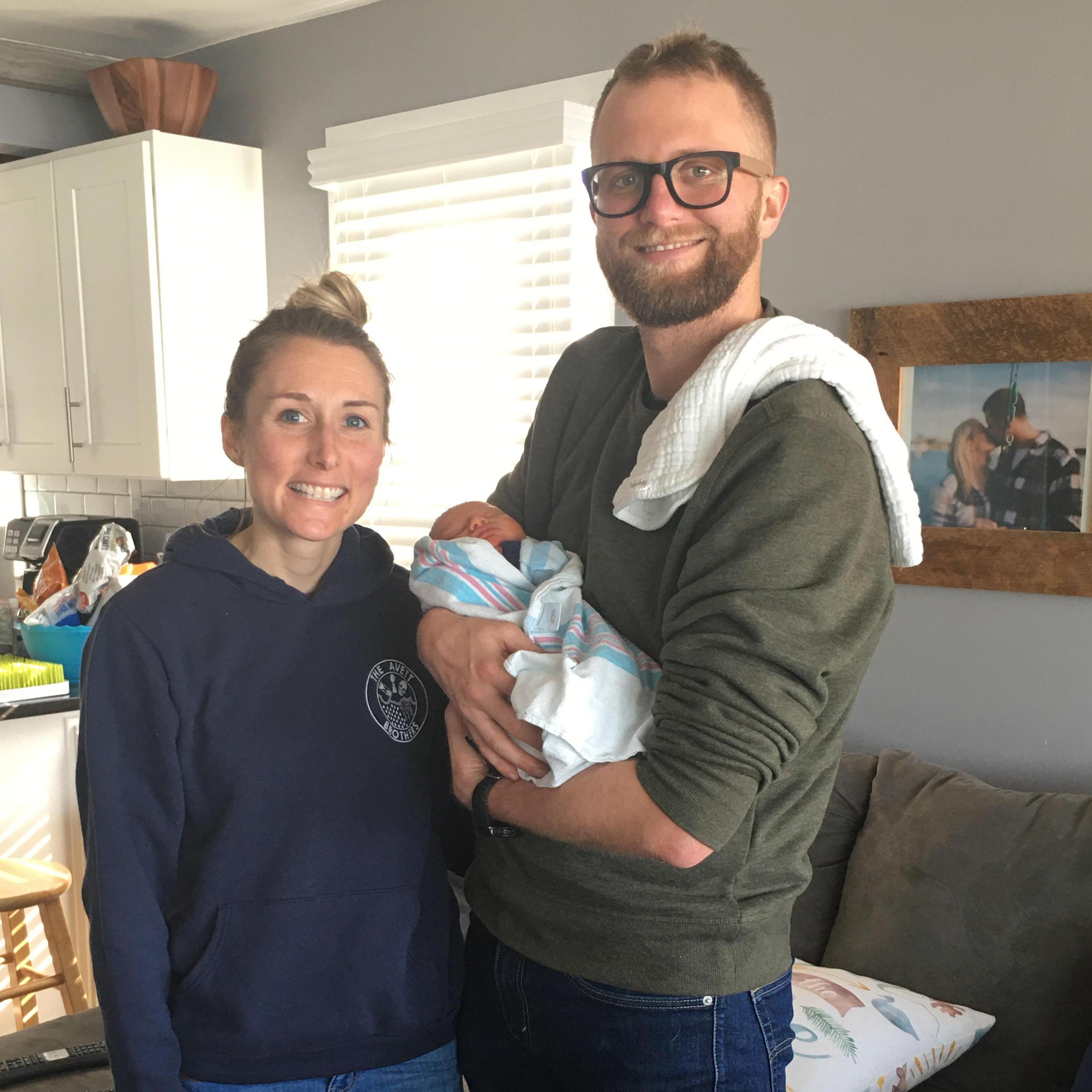 The day we met our nephew, Isaac!!