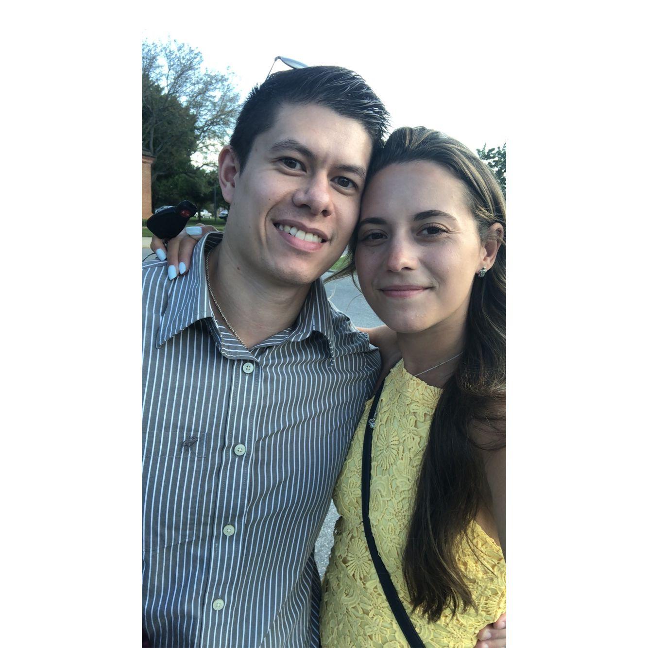 It was very special to have Isaac at my PT school graduation.