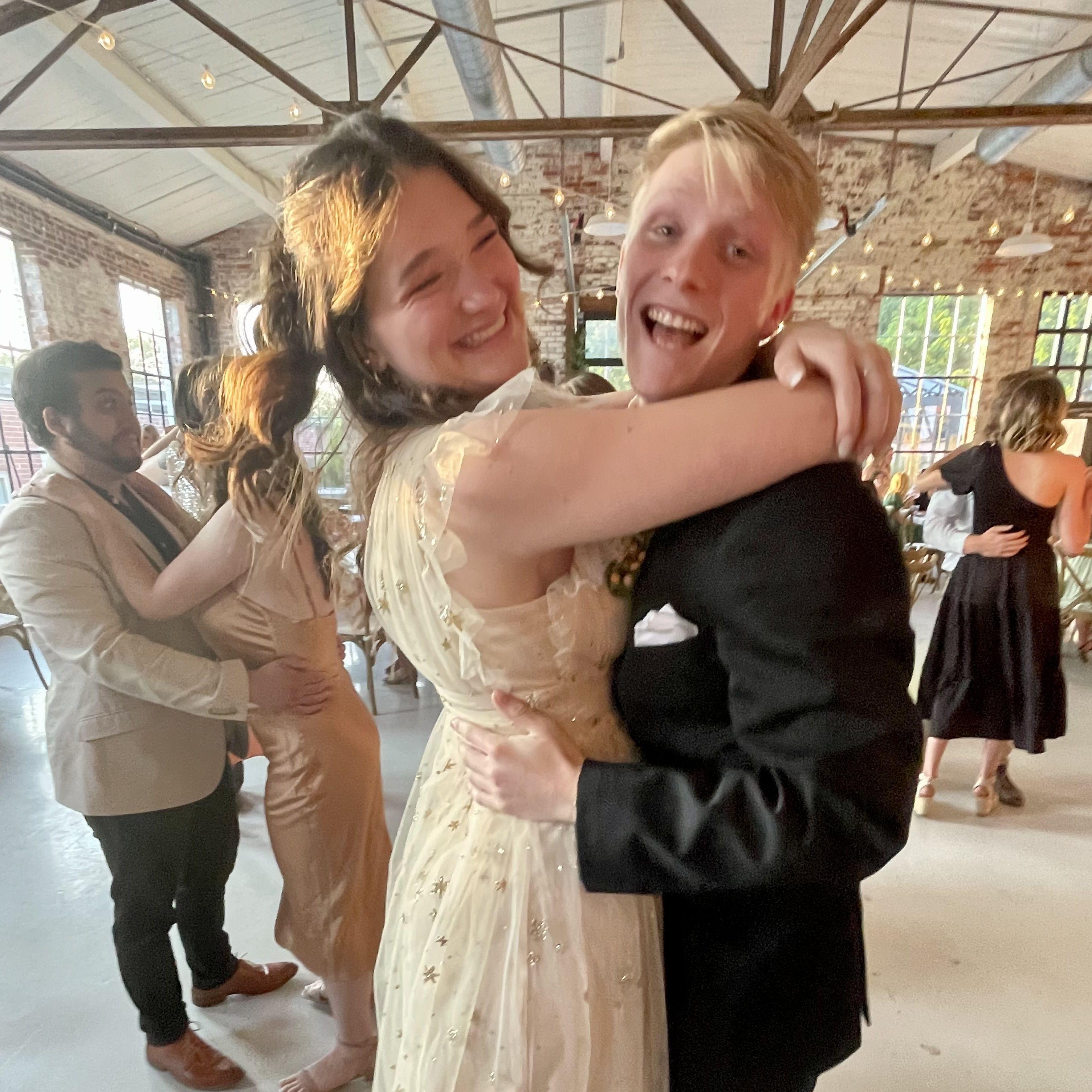 At Jack and Abby's wedding!