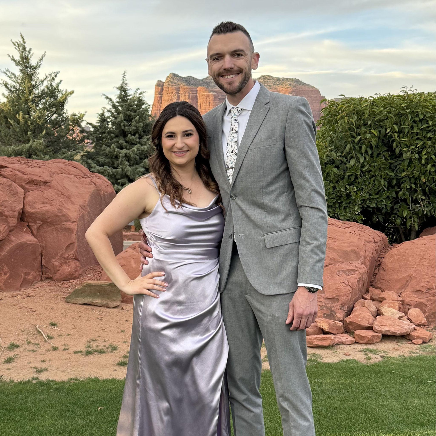 Alexa's brother's, Dylan and Megan's, wedding in Sedona, AZ