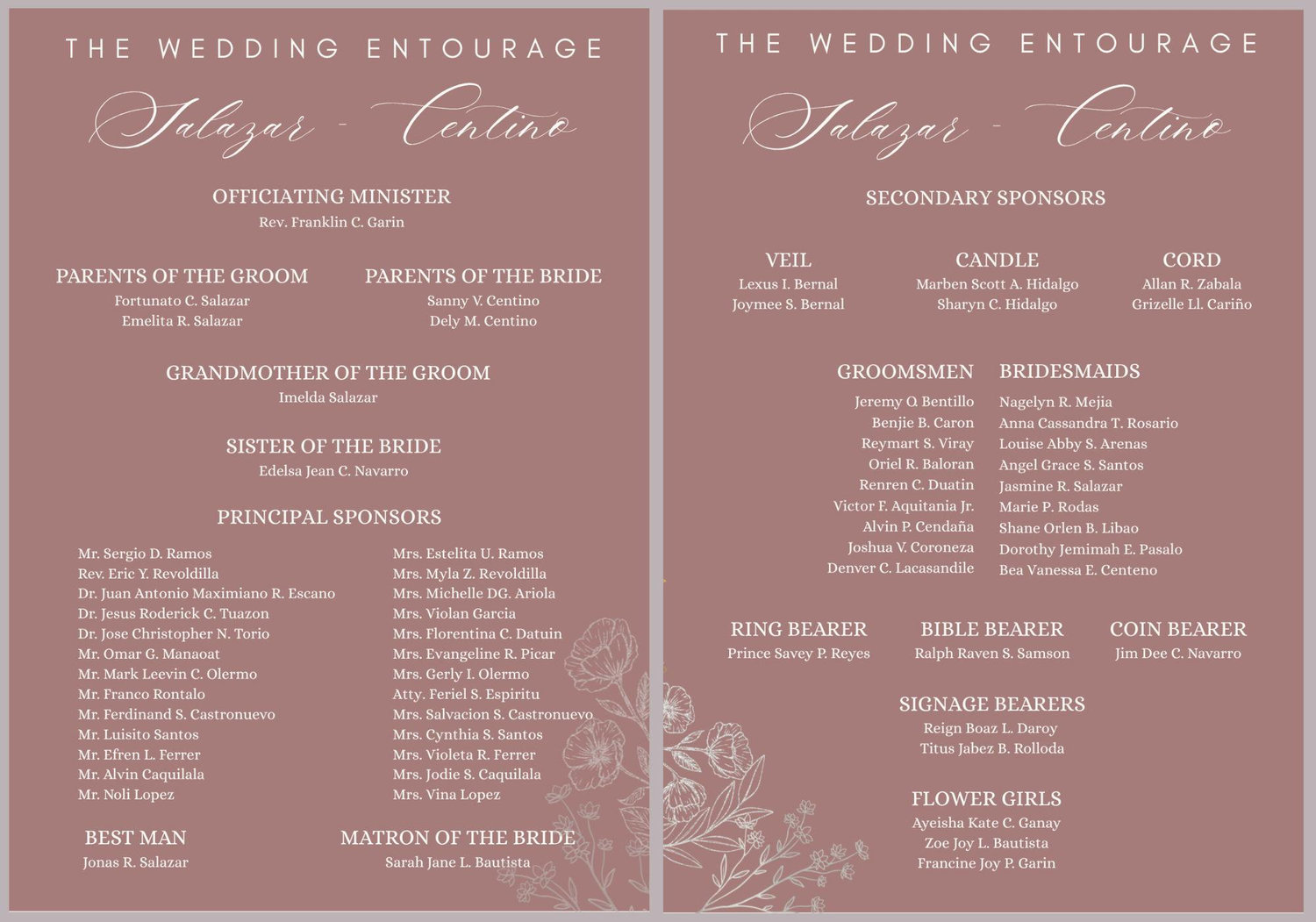 The Wedding Website of Edeliza Centino and John Maynard Salazar