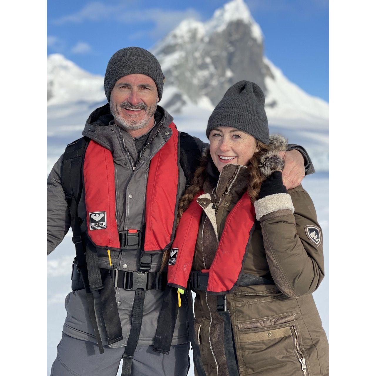 It was a joy to watch Robert film a pilot in Antarctica the first time we went. This pic was on a "snow flow" we reached by zodiac. It was pure magic.