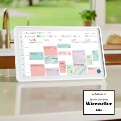 Skylight - Calendar 2: 15 Inch Touchscreen Smart Calendar and Chore Chart - White