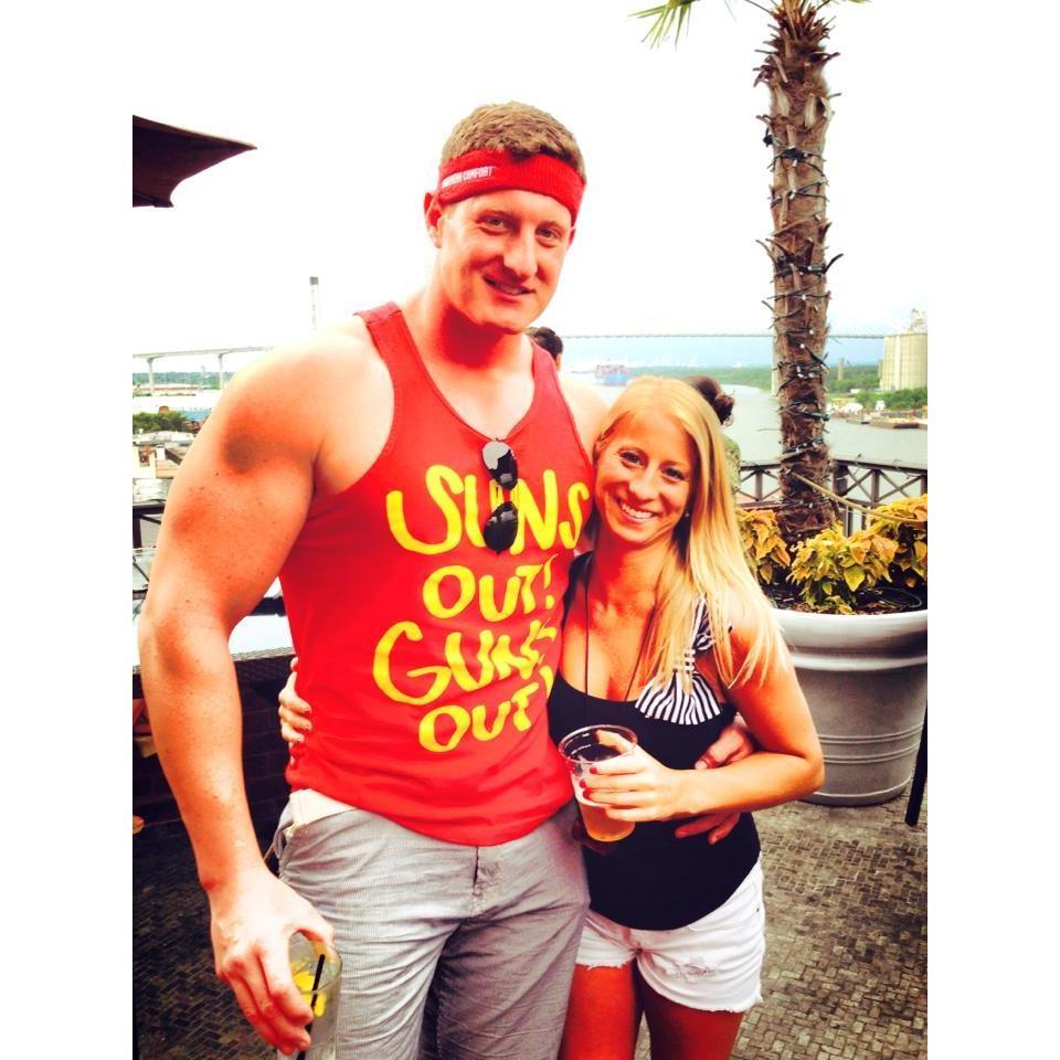 This has to be the first picture of us where I am in flats. Can you say height difference...