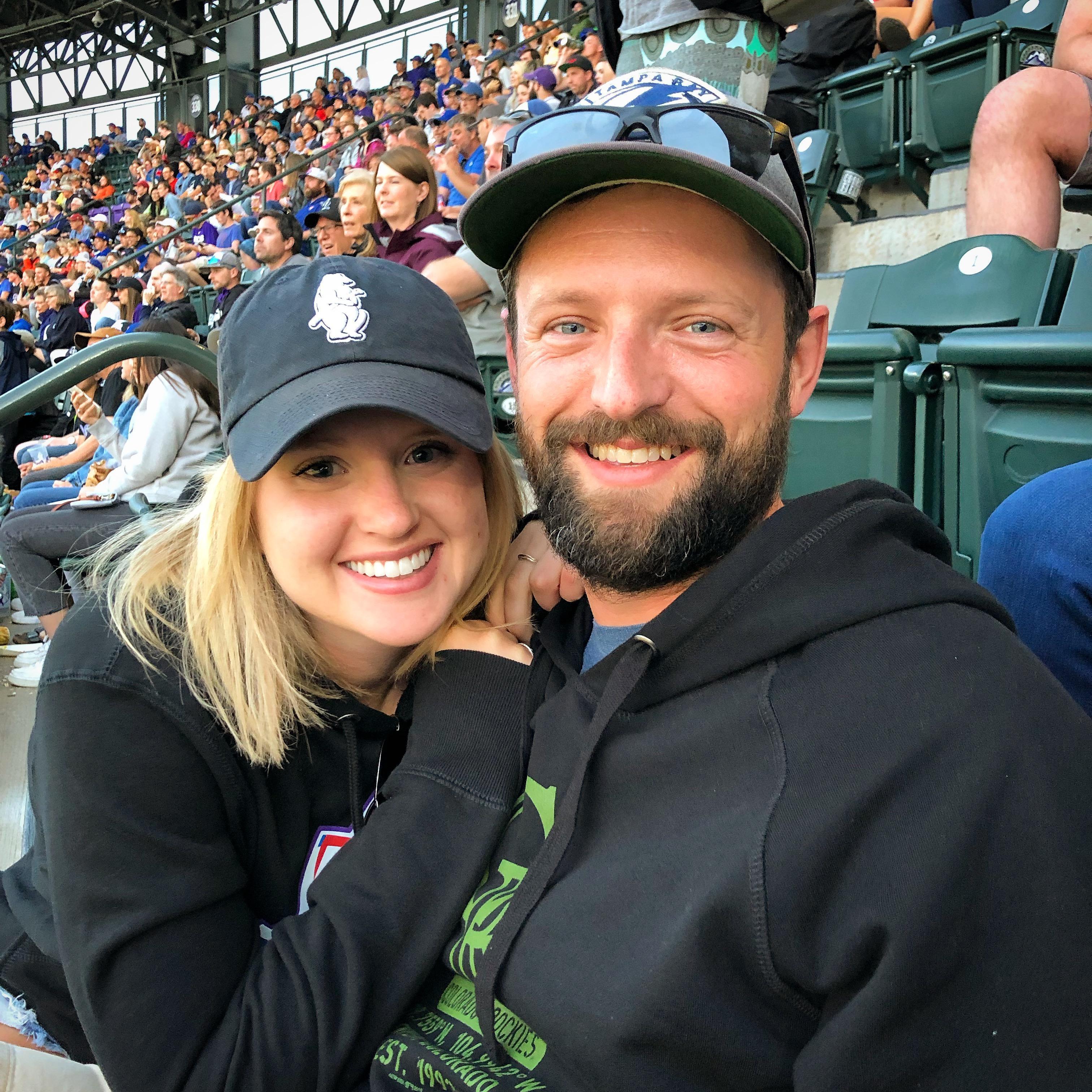 Our first Rockies game!!