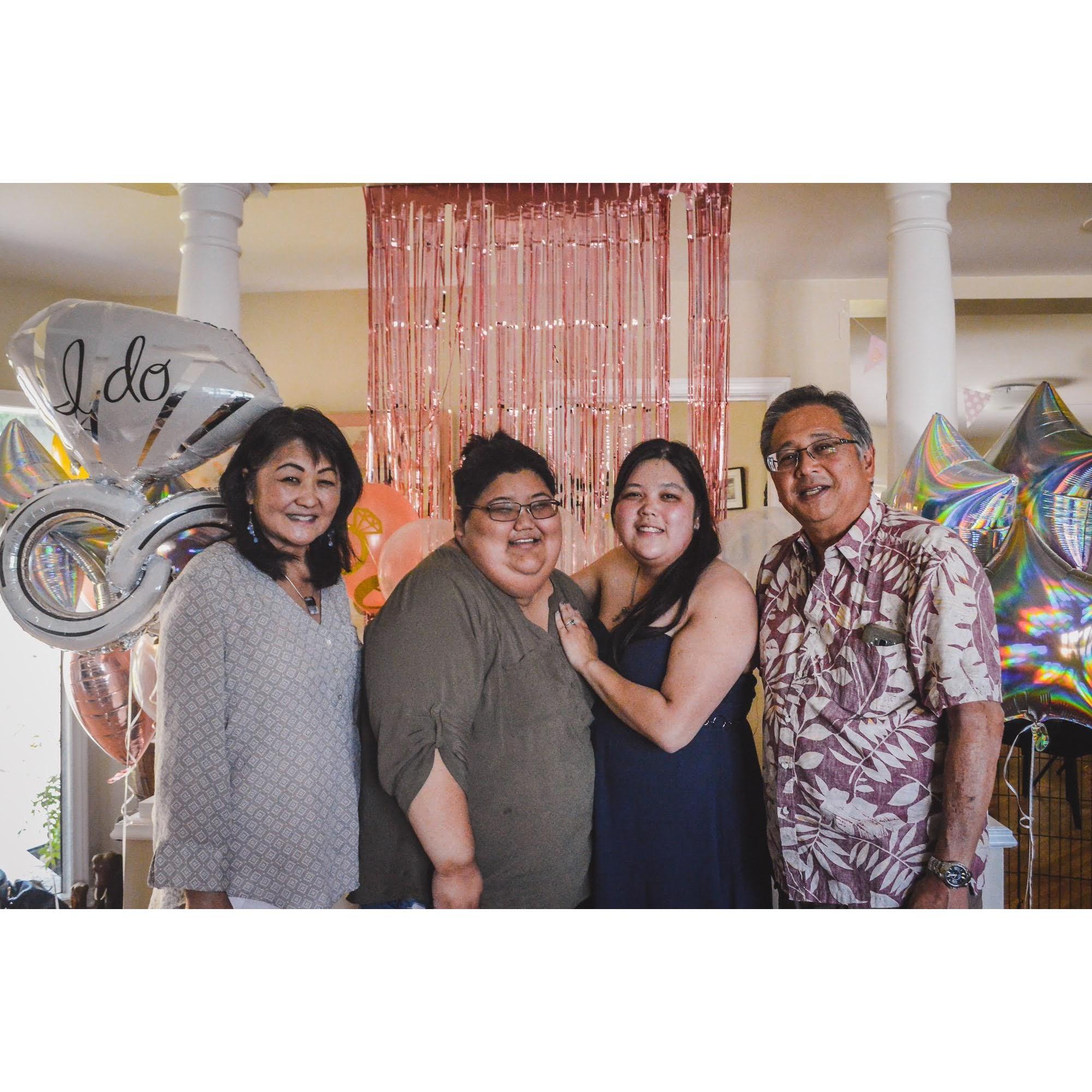 Engagement Picture with the Hirano Parents - 2019