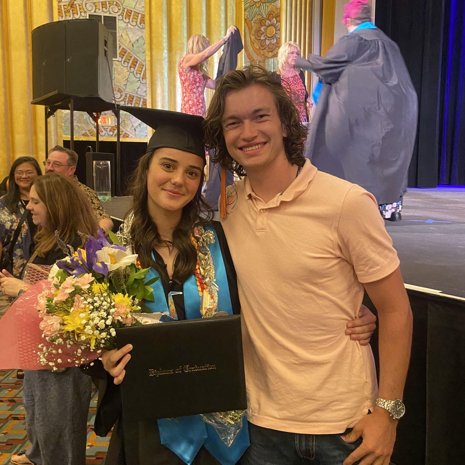 Rosie's high school graduation.