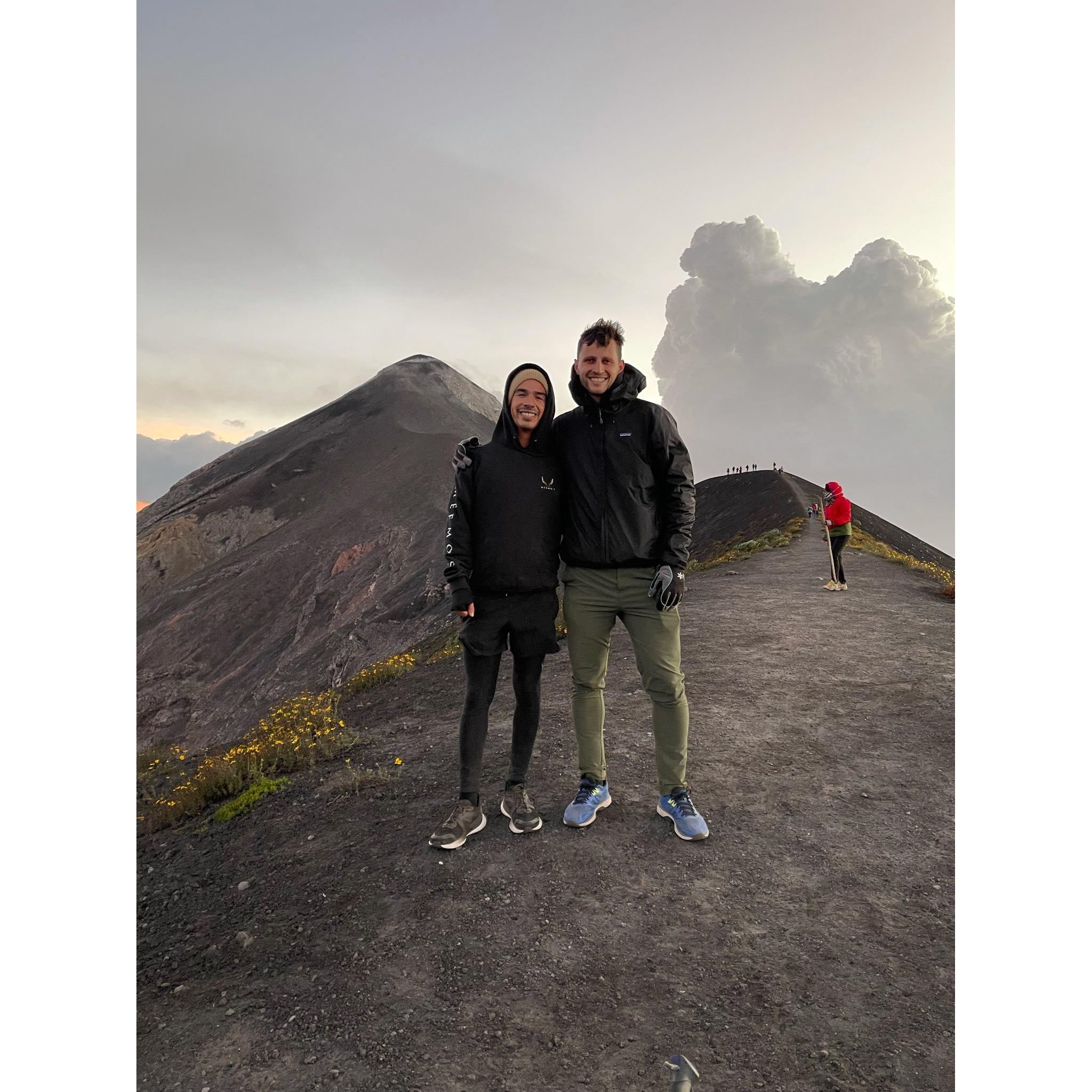 Acatenango Volcano, Guatemala. One of our hardest hikes together. November 2021