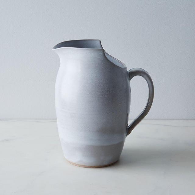 Large Cut Rimmed Pitcher