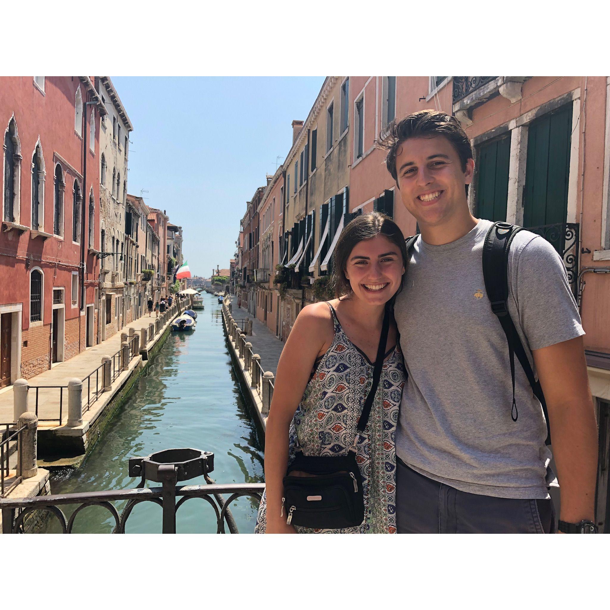 For their college graduation trip, Julia and Sebastian traveled to Italy. They visited Rome, Venice, Cinque Terre and Florence, and that trip marked the beginning of their love for traveling together.