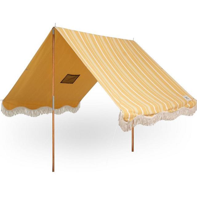St. Tropez Premium Beach Tent, 72"W x 72"H, Vintage Yellow Stripe