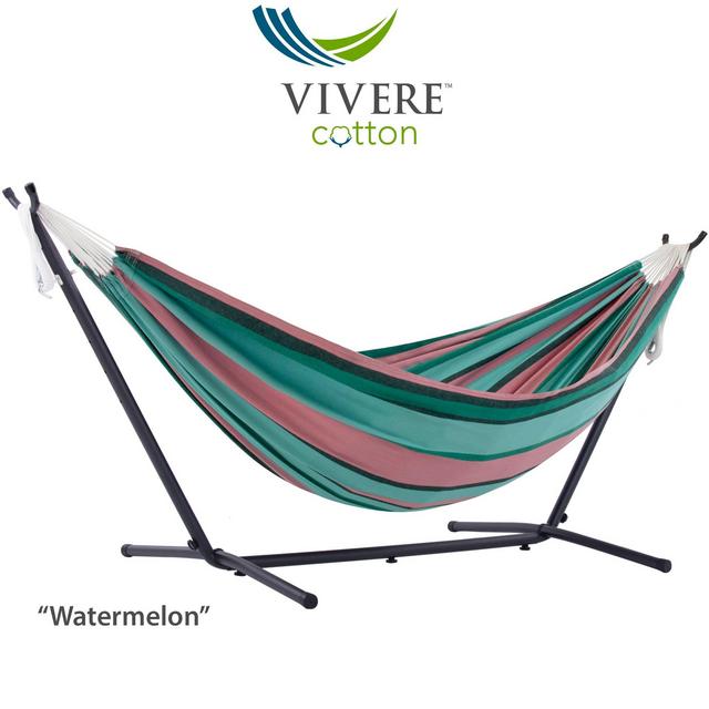 Double Cotton Hammock with Stand Combo (9ft/280cm)
