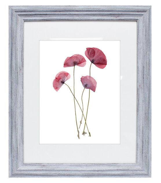 Wall Photo Frame 16''x20'' Distressed Blue Wash