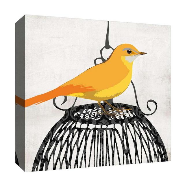 16" x 16" Waiting Bird Decorative Wall Art - PTM Images