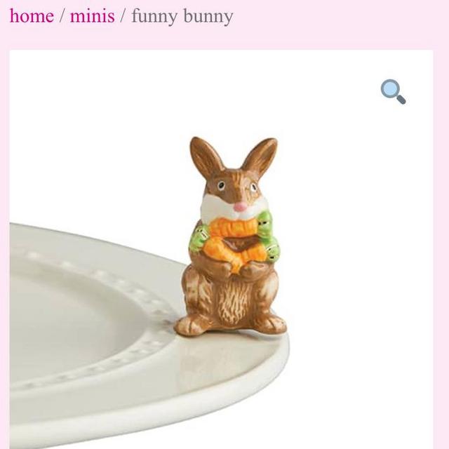 Nora Fleming mini- funny bunny