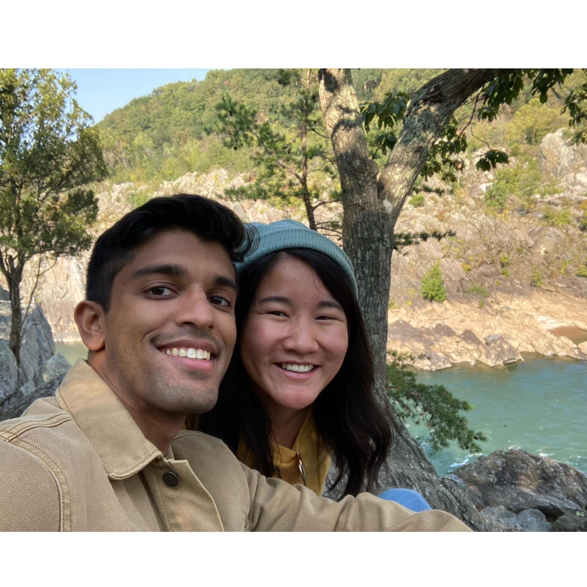 Great Falls is a beautiful park in Virginia that we like to visit when we visit Apoorva’s family