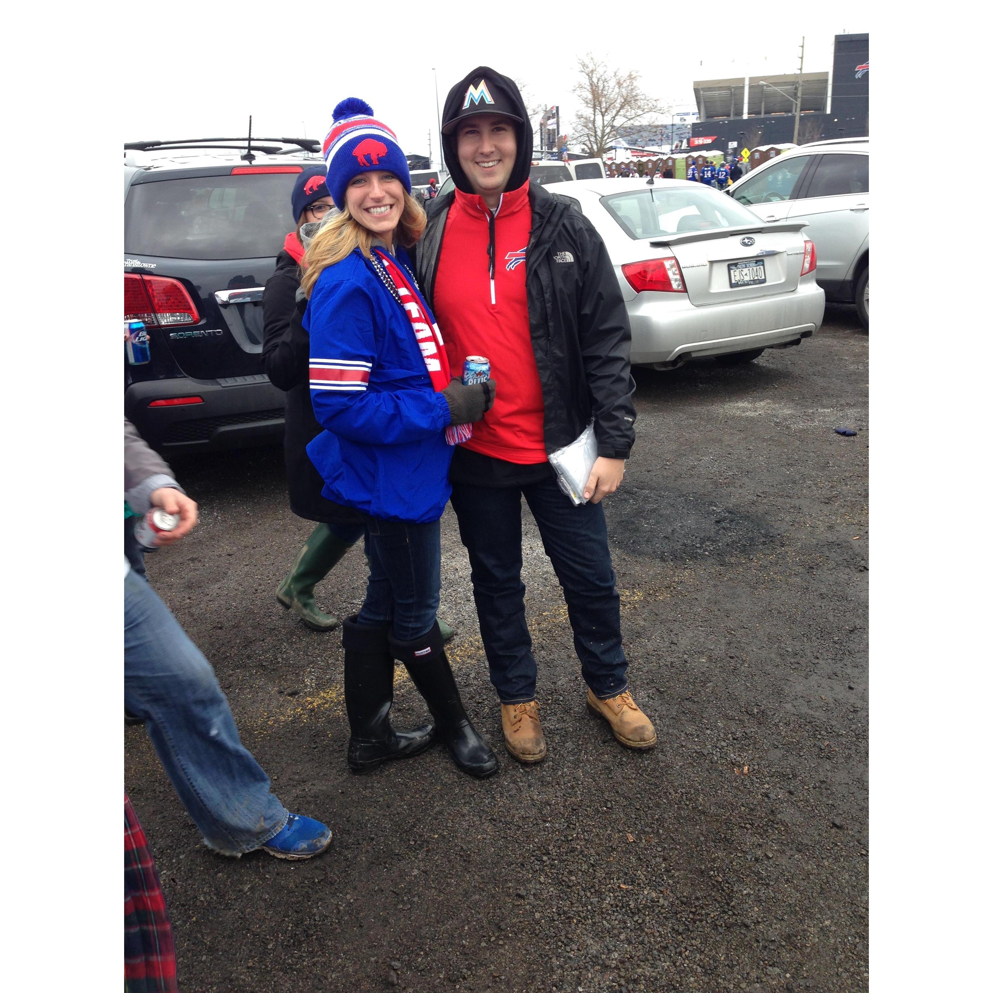 Our First Bills Game Together 2014