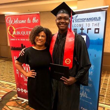A couple of hours before we started dating, Danny graduated as the PNW ICCM Valedictorian. 8.25.19.