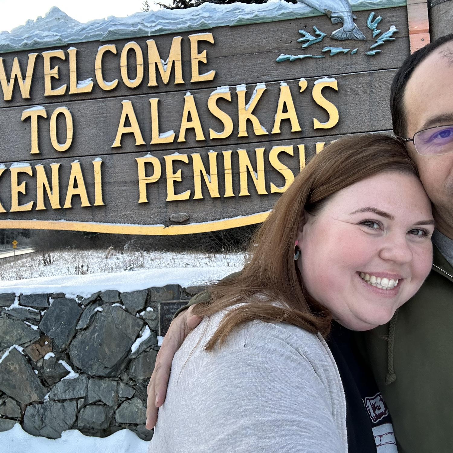 On the drive to Soldotna