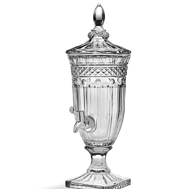 Godinger Glass Beverage Drink Dispenser Brandon - 60oz