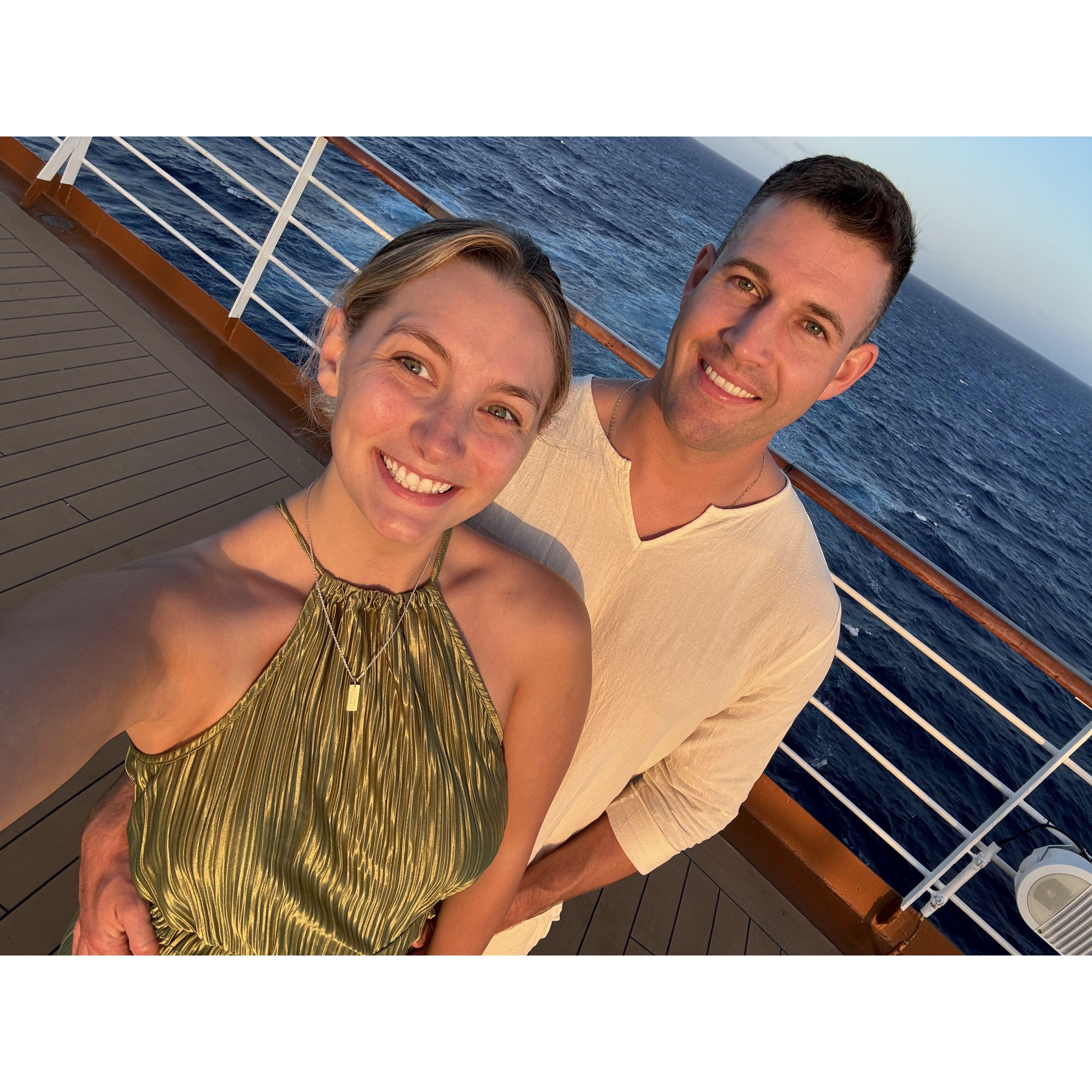 Our first cruise.